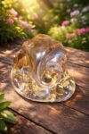 Crystal Glass Ganesha Idol for Home - Premium Decorative Ganesh Statue 4 kristal ganeshji 1