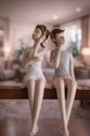 Elevate Your Homedecor with cute loving couple with headphones