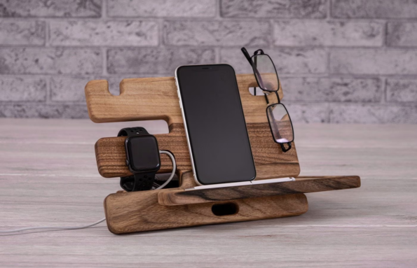 Mobile Stand for Home: Best Wooden Wall-Mounted Options in India (2026) 20 wooden mobile stand with key holder for home India